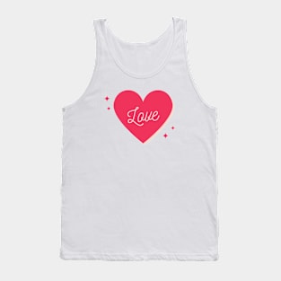 Heart love - valentine's day Tank Top